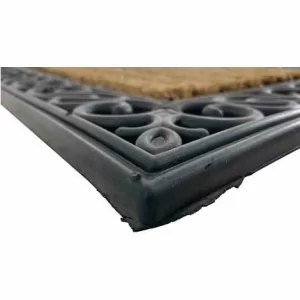 SIENA GARDEN Gummimatte Impalla 45x75cm Schwarz Schmutzfangmatte Türmatte Fußabtreter TOP NEU 10