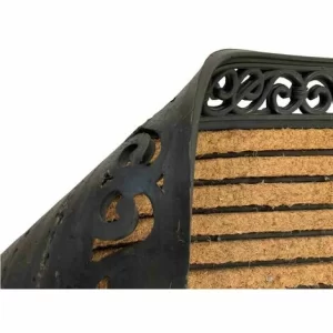 SIENA GARDEN Gummimatte Impalla 45x75cm Schwarz Schmutzfangmatte Türmatte Fußabtreter TOP NEU 12
