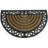SIENA GARDEN Gummimatte Impalla 45x75cm Schwarz Schmutzfangmatte Matte Fußabtreter Haushalt 16
