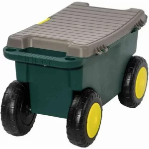 SIENA GARDEN Hobby-/Gartenwagen Grün/gelb Schubkarre Garten Terrasse Transportwagen Wagen TOP 9