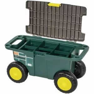SIENA GARDEN Hobby-/Gartenwagen Grün/gelb Schubkarre Garten Terrasse Transportwagen Wagen TOP 11