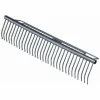 SIENA GARDEN Rasenrechen 32 Zinken 60cm Fächerbesen Rechen Gartengeräte Garten Terrasse TOP 5