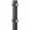 SIENA GARDEN Eckpfosten 1250 Mm Anthrazit New-System Strebe Zaunpfosten Zaunstrebe Gartenzaun 11