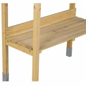 SIENA GARDEN Pflanztisch, 76 X 37 X 81 Cm, Natur Kiefernholz Mit Verzinkter Arbeitsplatte Und Haken 13