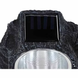 SIENA GARDEN Solar-Steinleuchte, Kunstharz 3 LED, 10 X 10 X 13,6 Cm 9