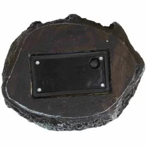SIENA GARDEN Solar-Steinleuchte, Kunstharz 3 LED, 10 X 10 X 13,6 Cm 13
