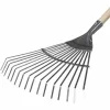 SIENA GARDEN ClassicLine Fächerbesen, 43 Cm, Edelstahl, 140 Cm Eschenstiel FSC 100% 17
