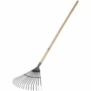 SIENA GARDEN ClassicLine Fächerbesen, 43 Cm, Edelstahl, 140 Cm Eschenstiel FSC 100% 6