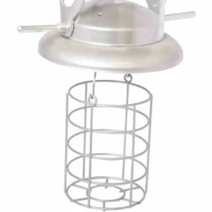 SIENA GARDEN Futtersäule Dreierlei Steel Für Mischfutter, Nüsse Und Meisenknödel, 18x18x50cm 13
