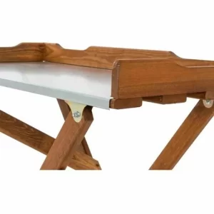 SIENA GARDEN Pflanztisch Klappbar, 78 X 38 X 86 Cm, Natur Kiefernholz Tauchimprägniert, Verzinkte Arbeitsplatte 8
