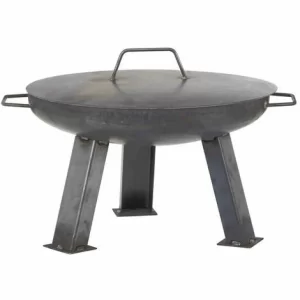 SIENA GARDEN Deckel Zu Feuerschale XXL 55 Cm Ø 57 X 0,2 Cm, Unbehandelter Stahl 10
