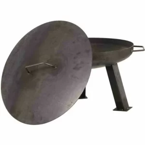 SIENA GARDEN Deckel Zu Feuerschale XXL 55 Cm Ø 57 X 0,2 Cm, Unbehandelter Stahl 12