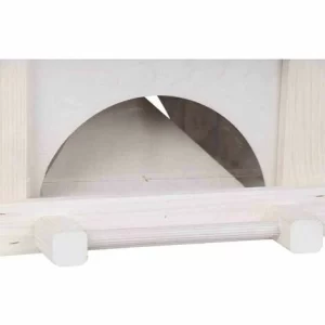 SIENA GARDEN Vogelfutterhaus “Black+White Premium”, Mit Silo 38x38x28 Cm, Kiefernholz 11