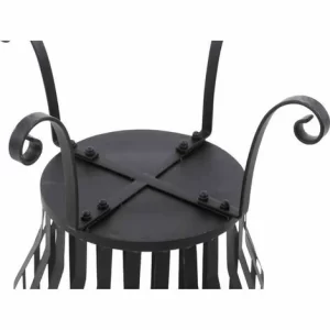 SIENA GARDEN Feuerkorb Pagia, Stahl Schwarz, Ø 39 X 51 Cm Inklusive Aschefangblech 9