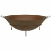 SIENA GARDEN Feuerschale Rusty Ø 61 Cm Gusseisen Rostbraun, Mit Griffen 17