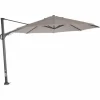 SIENA GARDEN Sunset N+ Ampelschirm Anthrazit/taupe Ø 350cm Gestell Aluminium Anthrazit, Bezug 100% Polyester, 300g/m² In Taupe, PU-beschichtet, UPF 50+ 5