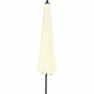 SIENA GARDEN Avio Mittelstockschirm Anthrazit/ecru Ø 350cm Gestell Alu Anthrazit, Streben Stahl, Bezug 100% Polyester, 220g/m² Ecru, Lichtschutzfaktor UPF 50+ 11