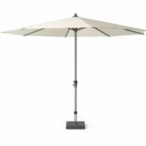 SIENA GARDEN Avio Mittelstockschirm Anthrazit/ecru Ø 350cm Gestell Alu Anthrazit, Streben Stahl, Bezug 100% Polyester, 220g/m² Ecru, Lichtschutzfaktor UPF 50+ 13