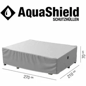 SIENA GARDEN AquaShield Loungehülle 270x210xH70 Cm Hellgrau, 100% Polyester 7