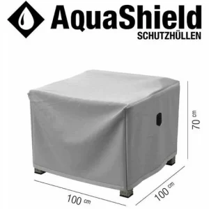 SIENA GARDEN AquaShield Loungesesselhülle 100x100xH70 Cm Hellgrau, 100% Polyester 7