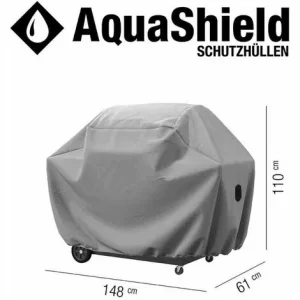SIENA GARDEN AquaShield Gas-Grillhülle L 148x61xH110 Cm Hellgrau, 100% Polyester 7