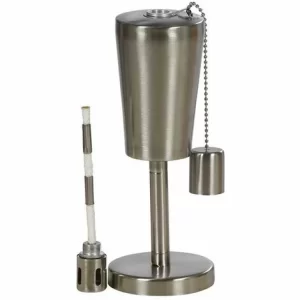 SIENA GARDEN Tischölfackel Dana, Aus Edelstahl, Aluminium Und Fiberglasdocht Ø 9 X 27 Cm, Max. Ölfüllmenge 340 Ml 12