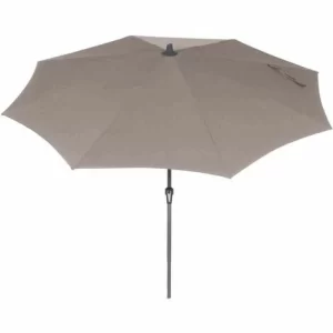 SIENA GARDEN Avio Mittelstockschirm Anthrazit/taupe Ø 300cm Gestell Alu Anthrazit, Streben Stahl, Bezug 100% Polyester, 220g/m² Taupe, Lichtschutzfaktor UPF 50+ 11