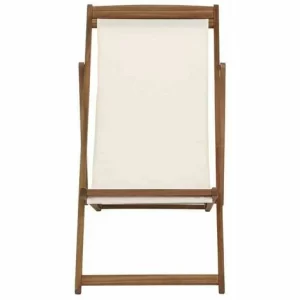 SIENA GARDEN Aviro Beachliege Geölt, Bezug In Ecru Akazie FSC 100% 9