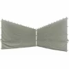 SIENA GARDEN Seitenteile Zu Pavillon Berlino 3×3 M, Grau, 2er Set Bezug Aus Polyester, 160g/m² In Hellgrau, 2 Stück 8