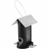 SIENA GARDEN Vogelfutterhaus Black Line Für Mischfutter, 24,5 Cm 19