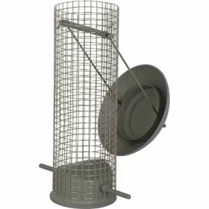 SIENA GARDEN Vogelfuttersäule Iron Line Für Nüsse, 22 Cm 9