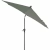 SIENA GARDEN Avio Mittelstockschirm Anthrazit/olive Ø 250cm Gestell Alu Anthrazit, Streben Stahl, Bezug 100% Polyester, 220g/m² Olive, Lichtschutzfaktor UPF 50+ 17