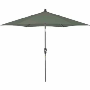 SIENA GARDEN Avio Mittelstockschirm Anthrazit/olive Ø 250cm Gestell Alu Anthrazit, Streben Stahl, Bezug 100% Polyester, 220g/m² Olive, Lichtschutzfaktor UPF 50+ 9