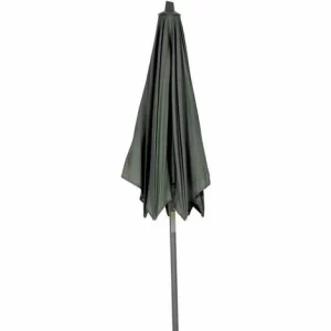 SIENA GARDEN Avio Mittelstockschirm Anthrazit/olive Ø 250cm Gestell Alu Anthrazit, Streben Stahl, Bezug 100% Polyester, 220g/m² Olive, Lichtschutzfaktor UPF 50+ 15