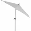 SIENA GARDEN Avio Mittelstockschirm Anthrazit/stone Ø 250cm Gestell Alu Anthrazit, Streben Stahl, Bezug 100% Polyester, 220g/m² Stone, Lichtschutzfaktor UPF 50+ 19