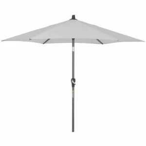SIENA GARDEN Avio Mittelstockschirm Anthrazit/stone Ø 250cm Gestell Alu Anthrazit, Streben Stahl, Bezug 100% Polyester, 220g/m² Stone, Lichtschutzfaktor UPF 50+ 9