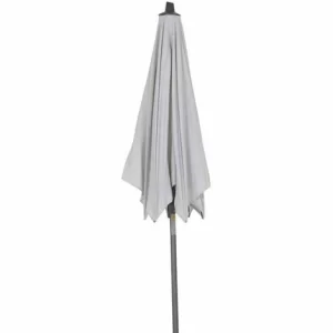 SIENA GARDEN Avio Mittelstockschirm Anthrazit/stone Ø 250cm Gestell Alu Anthrazit, Streben Stahl, Bezug 100% Polyester, 220g/m² Stone, Lichtschutzfaktor UPF 50+ 15