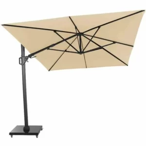 SIENA GARDEN Sunset N+ Ampelschirm Anthrazit/ecru 350x260cm Gestell Aluminium Anthrazit, Bezug 100% Polyester, 300g/m² In Ecru, PU-beschichtet, UPF 50+ 13