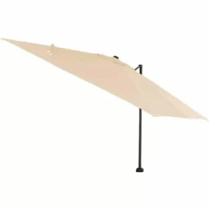 SIENA GARDEN Sunset N+ Ampelschirm Anthrazit/ecru 350x260cm Gestell Aluminium Anthrazit, Bezug 100% Polyester, 300g/m² In Ecru, PU-beschichtet, UPF 50+ 15