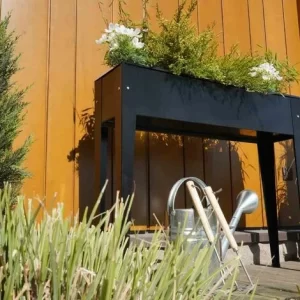 SIENA GARDEN Hochbeet Slim, 98 X 25 X 82 Cm Anthrazit, Metall Pulverbeschichtet 11