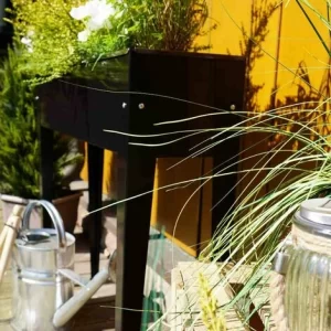 SIENA GARDEN Hochbeet Slim, 98 X 25 X 82 Cm Anthrazit, Metall Pulverbeschichtet 13