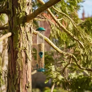 SIENA GARDEN Vogelfuttersäule Basic Line Für Mischfutter, 38cm 15