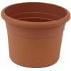SIENA GARDEN Topf CILINDRO Ø 20 X 14,1 Cm, Terracotta Rundes Kunststoffgefäß Mit Bodenlöchern 7