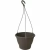 SIENA GARDEN Hängeampel Ø 30 X 20 Cm, Taupe Pflanzgefäß Aus Kunststoff 7