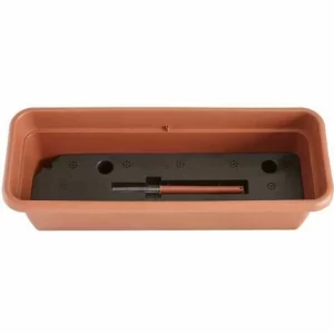 SIENA GARDEN 5 X Bewässerungskasten 80 X 21,6 X 17,5 Cm Terracotta Einsatz Wasserstandsanzeiger 7