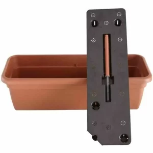 SIENA GARDEN 5 X Bewässerungskasten 80 X 21,6 X 17,5 Cm Terracotta Einsatz Wasserstandsanzeiger 9