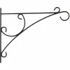 SIENA GARDEN Wandhaken Curve, 35 Cm, Schwarz Wetterbeständig 5