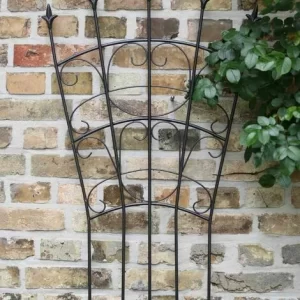 SIENA GARDEN Rankgitter, Metall Anthrazit, Unterverzinkt 60 X 156 Cm 6