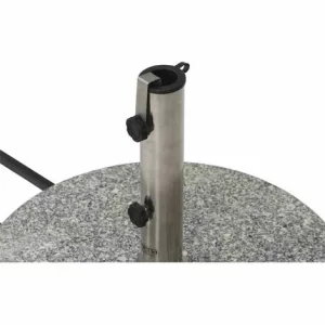SIENA GARDEN Granitständer Trolley 40 Kg Rund Mit Tolley-Auszug Und Rollen 11