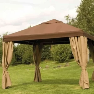 SIENA GARDEN Dachbezug Mocca Zu Toronto Pavillon 3,5 X 3,5 Meter, 100% Polyester, PU-beschichtet, 250g/m² In Mocca 6